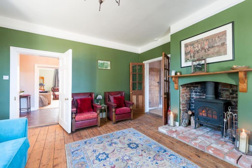 Firs Sleeps 15 Stunning Country House With Hot Tub Sudbourne Buitenkant foto